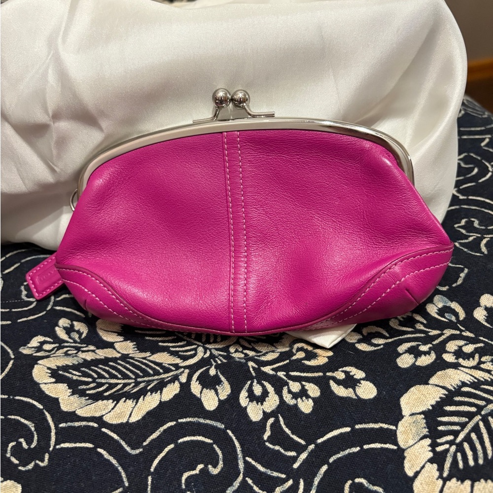 Coach Kisslock Cosmetic Bag